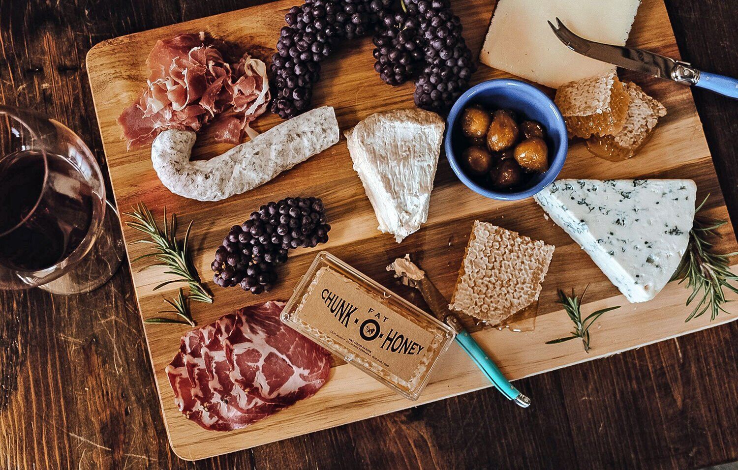 Fat Head honey charcuterie